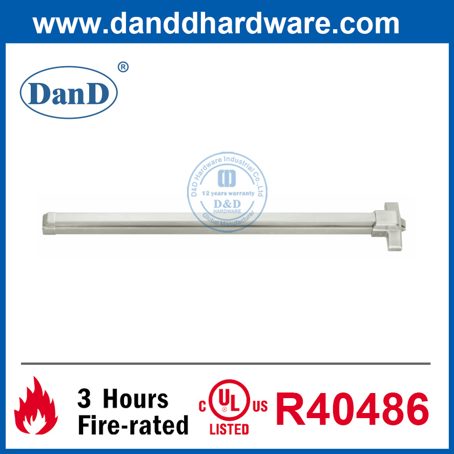 UL ANSI الفولاذ المقاوم للصدأ حريق خروج الأجهزة الذعر خروج الجهاز DDPD005